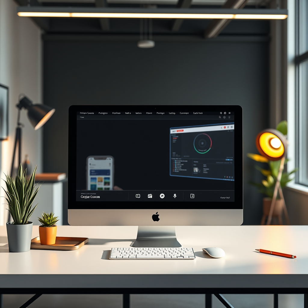 Image representing the process of creating online courses